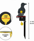 Auto Reset Metal Eagle Target For Air Rifles Outdoor Backyard Plinking Practice For 177 And 22 Caliber Pellets with size details