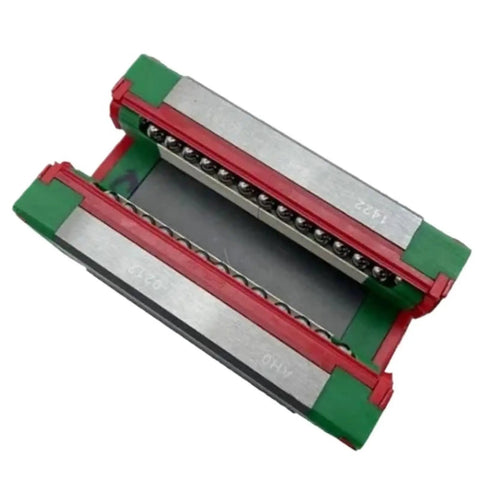 Heavy Duty Metal Linear Motion Guide Slider CGH25CA Carriage Block Rail Kit showing low friction sealed bearing design.