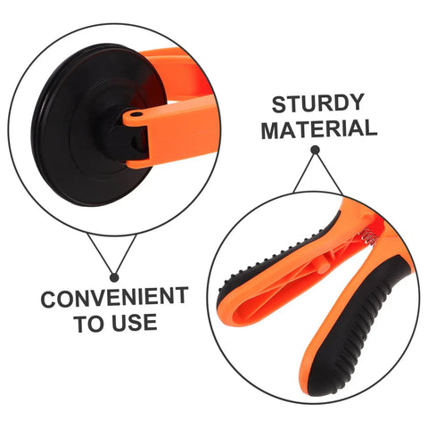 Close-up of phone screen replacement kit with durable LCD opening pliers highlighting sturdy material and convenient use features.