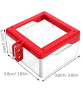 Emergency Stop Switch Cover Transparent Push Button Protector For Quick Power Cutoff And Electrical Safety Guard 3.85x3.85x2.44 Inches