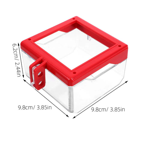 Emergency Stop Switch Cover Transparent Push Button Protector For Quick Power Cutoff And Electrical Safety Guard 3.85x3.85x2.44 Inches
