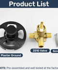 Rock Solid Brass Shower Valve Replacement For Posi Temp Plumbing Fixtures Including 1222 Cartridge Straight Swap Fit Rugged Valve Body Tub Spout Connector parts including 2510 valve and plaster ground.