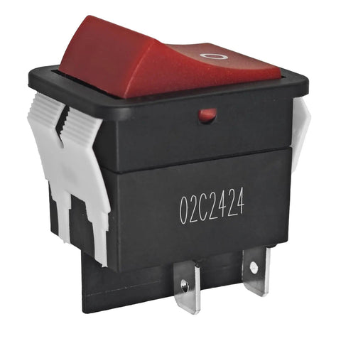 Beefy Heavy Duty Rocker On Off Switch 4 Pin IP55 125/250V 20A 2HP for Welding Machines and Household Appliances Durable