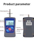 Top Shelf Portable Digital Fruit Hardness Tester And Penetrometer For Checking Apple Pear Grape And Orange Firmness With Smooth Kgfcm2 Readout, featuring a liquid crystal display.