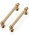 Champagne Bronze Aluminum Cabinet Handles 12 Pack With Five Inch Center Holes Straight Bar Drawer Pulls For Kitchen Cabinets Dresser Cupboard Wardrobe Lightweight Yet Dope Hardware in pair.