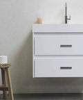 Antique Silver Cabinet And Drawer Hardware 3 Inch Center To Center 10 Pack Drawer Pulls on white bathroom vanity