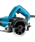 No Sweat Portable Wall Chaser And Slick Handheld Slotting Tool For Lightning Fast Wood Metal Tile Cutting And Brick Trimming In Cramped Quarters For Chill Weekend Diy Overhauls close-up of the compact blue handheld slotting tool for precise cuts.