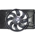 Radiator Cooling Fan Assembly For Ford Focus 2012 To 2018 Heavy Duty Ac Condenser Motor view showing seven blade design and wiring.