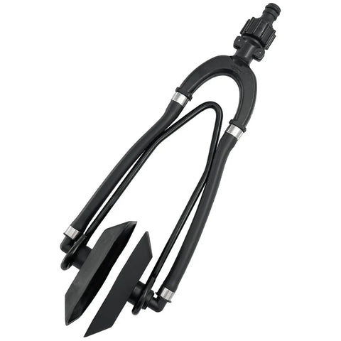 Universal Rectangular Dual Water Feed Outboard Engine Flusher For Boats Ear Muff Marine Flusher Quick Garden Hose Connection Easy Install