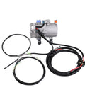 Heavy Duty Air Conditioning Electric Compressor For Auto Climate Systems 24 Volt, durable metal design with wiring harness for easy installation.
