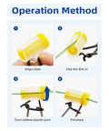Operation method of Sinker Slide Fishing Sliders With Sliding Sleeve Stainless Steel Duo Lock Snap 220LB Pro Grade Fish Finder Rig