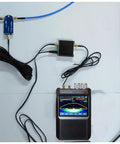 Active Loop Antenna For Shortwave Radio 50 KHz To 500 MHz With Improved Low Noise Amplifier connected to portable receiver