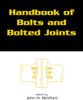 Cover of No Sweat Guide To Bolts And Bolted Joints Heavy Duty Threaded Fastener Handbook For Shop Crews with technical diagram.