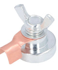 Heavy Duty Magnetic Welding Grounding Clamp With Secure Grip For Fast Setup And Portability Plus Steel Build For Strong Stability On Any Metal Job Site close-up view showing strong grip and steel material.