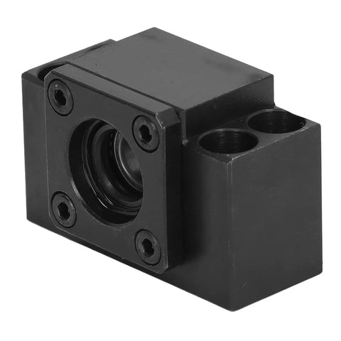 Heavy Duty Carbon Steel Ballscrew End Support for SFU1605 SFU1204 CNC Router with Built In Deep Groove Bearing and Lock Nut