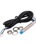 Inductive Proximity Sensor 8Mm M8 LJ8A3-2-Z/BX NPN Normally Open with cable, nuts, washers, 2Mm sensing, DC 6-36V, for industrial use