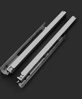 Soft Close Undermount Drawer Slides 22 Inch Concealed 2 Pairs Bottom Mount Full Extension Hidden Drawer Hardware For Kitchen