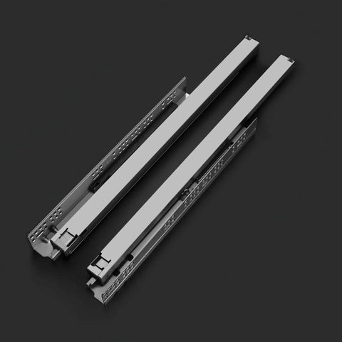 Soft Close Undermount Drawer Slides 22 Inch Concealed 2 Pairs Bottom Mount Full Extension Hidden Drawer Hardware For Kitchen