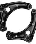 Front End Suspension Kit With 2 Front Lower Control Arms And Ball Joints For 2012 2019 Nissan Versa And 2014 2019 Versa Note black steel arms