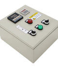 PID Temperature Controller For Heavy Duty Industrial 3 Phase 15KW 380V Digital Display Box With Integrated Components For Oven Curing Machine Temperature Regulation And Precision Thermostat Control, gray metal control box