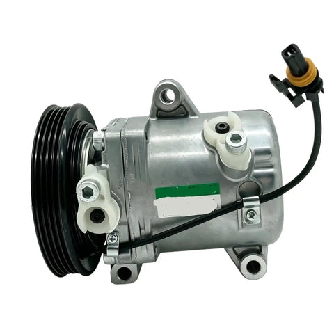 Easy Install Bolt On A C Air Conditioning Compressor Pump With SS96 Pulley PV4 For Smart Fortwo Coupe 451 1.0L, silver compressor