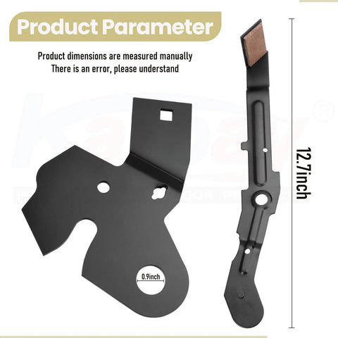 Arm Bracket Roller Cam Kit For AYP Husqvarna Craftsman 42 Inch Mower Deck Includes Two Brake Arms One Idler Arm And Two Springs For A Beefed Up Plug And Play Fit With Part Numbers 532184907 532151785 532155046