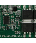 No Sweat Setup BMS 10S 36V 15A Li Ion Battery Management System PC Board top view with detailed circuit components.