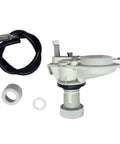 Low Profile Toilet Fill Valve With Anti Siphon, Adjustable 6 To 12 Inches, No Float Needed, Refill Tube And Nut Included