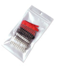Bulk 600Pcs 1/4W 1% Metal Film Resistor Kit With 30 Values And 50Pcs Schottky Diode Kit in a clear sealed bag