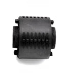 Heavy Duty Rear Motor Bushing Replacement For Tesla Model 3 And Model Y Clean Install Drivetrain Support Tight Fitment Smooth Ride Direct Drop In Vibration Control Real Deal Fix, close-up view of rubber bushing.