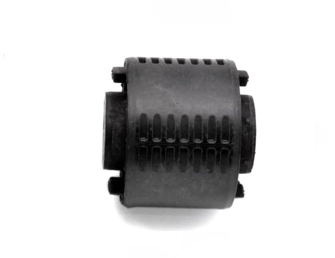 Heavy Duty Rear Motor Bushing Replacement For Tesla Model 3 And Model Y Clean Install Drivetrain Support Tight Fitment Smooth Ride Direct Drop In Vibration Control Real Deal Fix, close-up view of rubber bushing.