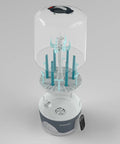 Ultra Fast Steam Sterilizer And Dryer For Baby Bottles Pacifiers And Pump Parts With HEPA Drying Complete Sanitization open view