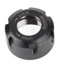 Heavy Duty ER25 Collet Nut With Dynamic Balancing For CNC Lathe And Milling Machines M32X1.5 Thread, Black Oxide Finish.