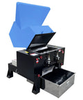 Open view of Industrial Grade Plastic Shredder And Grinder Crusher For Bottles Barrels Wood And Nylon, Heavy Duty Pulverizer