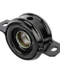 Drive Shaft Center Support Bearing Assembly Heavy Duty Direct Fit Easy Install For Toyota T100 1993 To 1998 Tacoma 1995 To 2015 Tundra 2000 To 2015 OE 37230 35130 Replacement, side view of black bearing assembly with mount holes