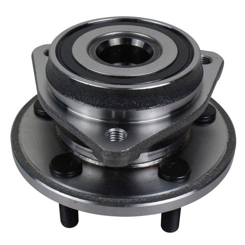 Two Pack Front Wheel Hub And Bearing Assembly Compatible With Jeep Wrangler 1999 2006 Cherokee 1999 2001 TJ 2000 2006 Five Lug Non ABS Front Axle Replacement Kit close-up