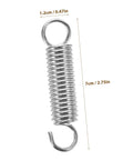 Top Tier 10 Pcs Stainless Steel Extension Springs With Hook Ends For Electrical Appliances Autos And Machinery Strong Load Bearing DIY Repair Kit That Gets The Job Done Right, 7x1.2cm