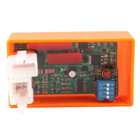 Universal 5 Pin AC CDI Ignition Box With Dual Plug All In One Adjustable CDI Module for Go Karts Dirt Bikes - internal view