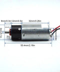 High Speed Micro Reduction Motor With Steady 3V And 1313 RPM Output For Robotics Projects And Automation Gearboxes dimensions and design.