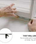 Professional Grade Carpentry Combination Square Layout Ruler With Dead On 45 And 90 Degree Marking Heavy Duty Woodworking Measuring Tool being used to measure a fitting.