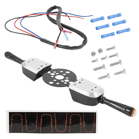 Fingertip Blinker Style Tilt Jack Plate Lever Control Dual Switch For SeaStar Hydraulic Cable And Tilt Steering Systems Replacement For PT2000-1P And PT2000-2P Pro Trim Bezel Compatible Marine Rigging Upgrade Must Have