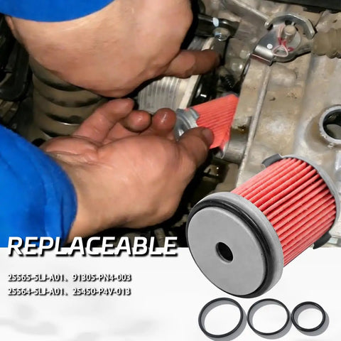 Installation of Automatic Transmission Filter And O Ring Kit For Honda Odyssey CR V Pilot Accord TL RDX RLX MDX TSX