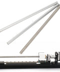 Beefed Up Linear Motion Kit with Guide Rod Shafts, T8x8 Lead Screw, for CNC 3D Printer, featuring bearing blocks and shaft supports.