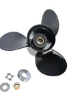12 3/4 X 21 Pitch 3 Blade Aluminum Outboard Boat Propeller With Hub Kit 15 Spline Replacement For Mercury 40 To 140 HP