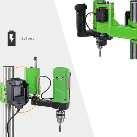 Vertical Drill Press With Tapping Function For Home Shop Use Electric Bench Mount Drill Tapper With Universal Flexible Arm 10mm