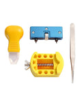 DIY Watch Battery Replacement Tool Kit With Back Opener Case Holder Spring Bar Tweezers And Pro Grade Repair Tools For Easy At Home Back Removal And Battery Swap