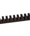 Pro Series 4.0 Magnetic Plier Organizer For Tool Drawers with 12 slots, black modular system, ideal for pro and DIY mechanics.