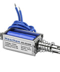 Powerful DC Solenoid Electromagnet For No Fuss Quick Push Pull Actuation, 12V 1.7A, 10mm Stroke, Initial Force 0.5N, Max Keep Force 5N