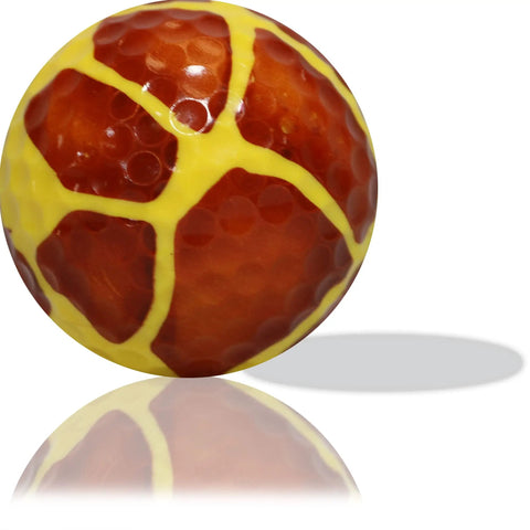 Giraffe Fullwrap Novelty Golf Balls 12 Pack For Gifts Tourneys League Events And Collectors With Bold Yellow 360 Degree Print