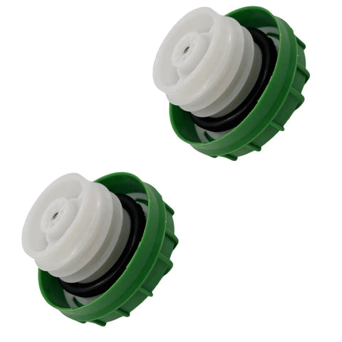 Two Pack Green Fuel Fill Cap Compatible With Bobcat Excavators And Loaders From 319 To E16 Fits 6661114 6910114 7113340 6698505 6665423